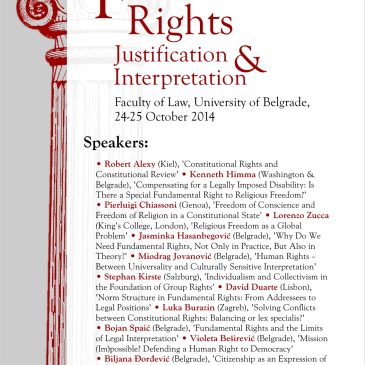 Fundamental rights – justification and interpretation